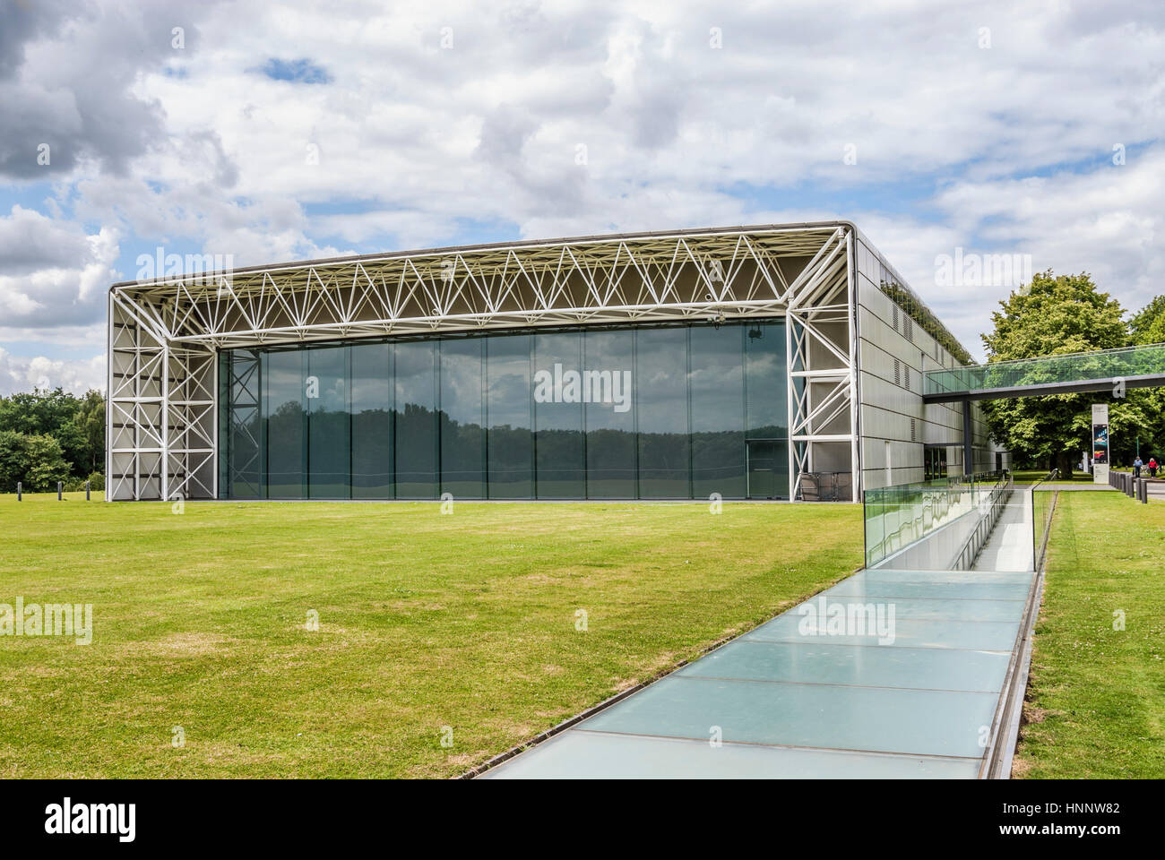 Le Sainsbury Centre for Visual Arts est une galerie d'art et musée situé sur le campus de l'Université d'East Anglia, Norwich, UK. Banque D'Images