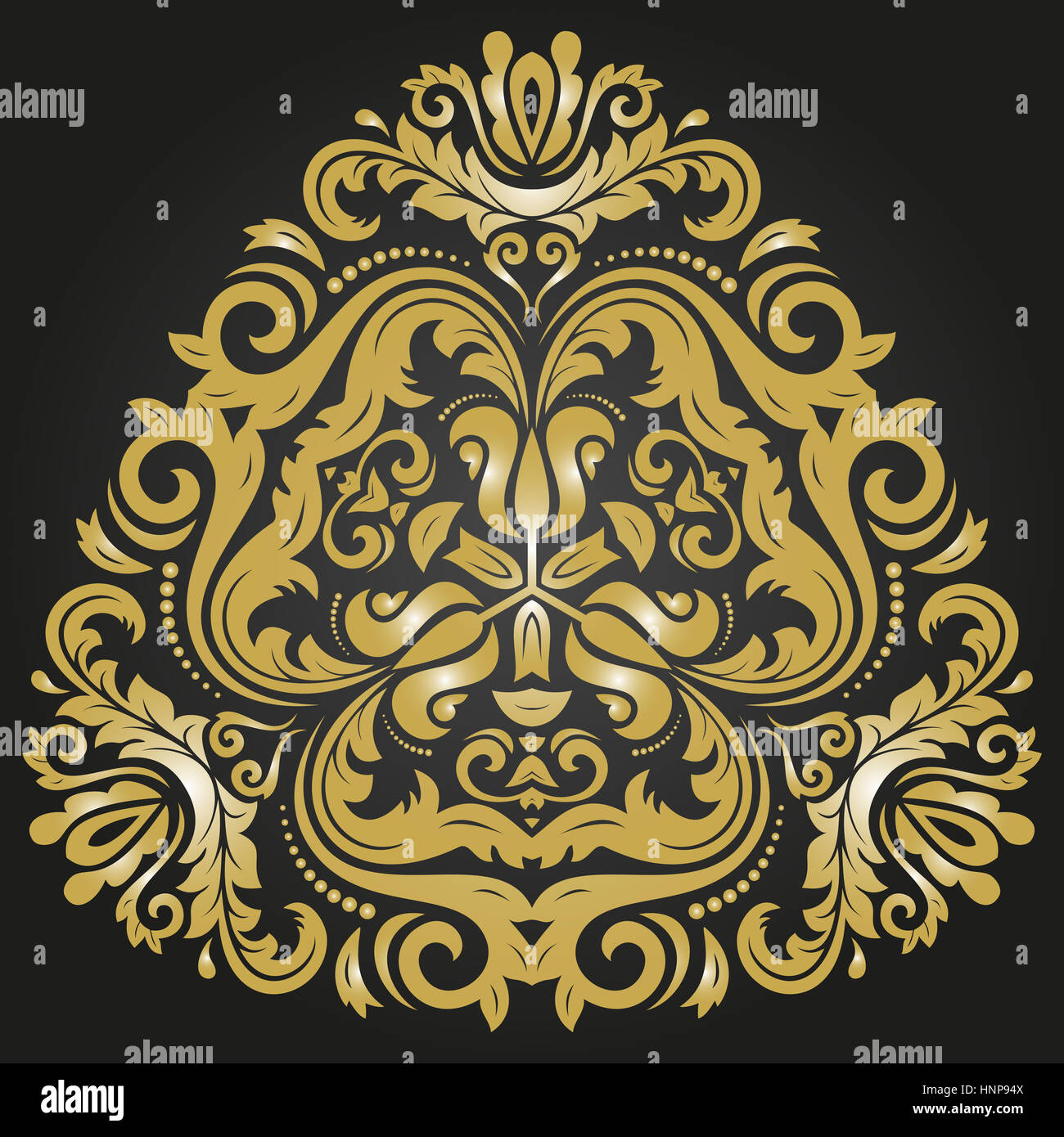 Abstract Pattern Oriental Banque D'Images