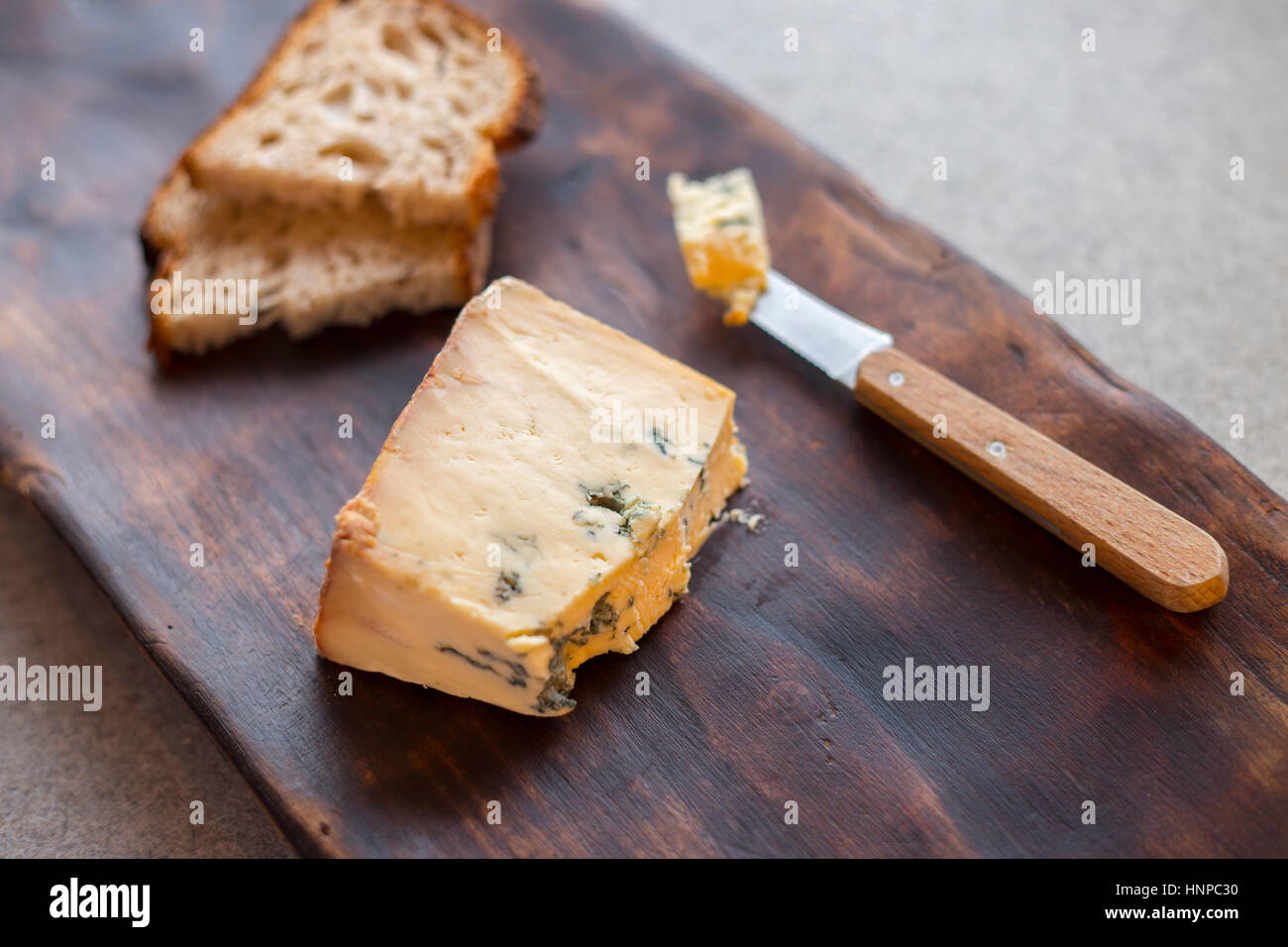 La Fourme d'Ambert fromage français Banque D'Images