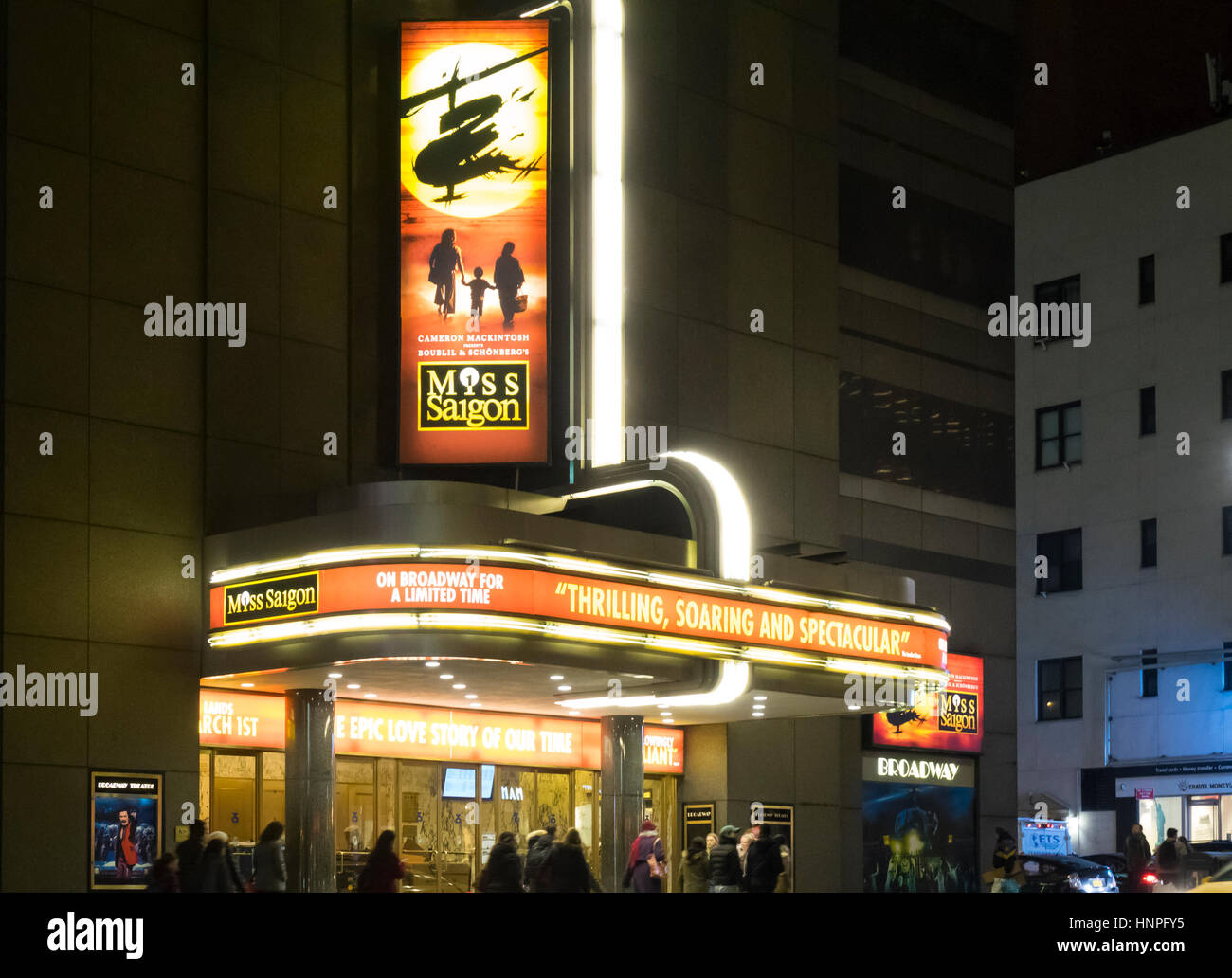 Miss Saigon la comédie musicale au théâtre de Broadway Banque D'Images