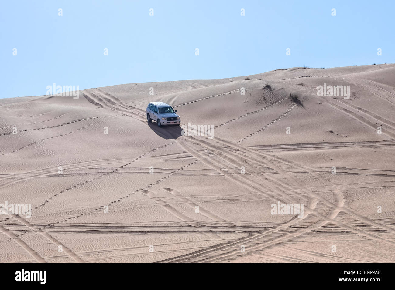 Wahiba Sands, Oman, au Moyen-Orient, en Asie Banque D'Images