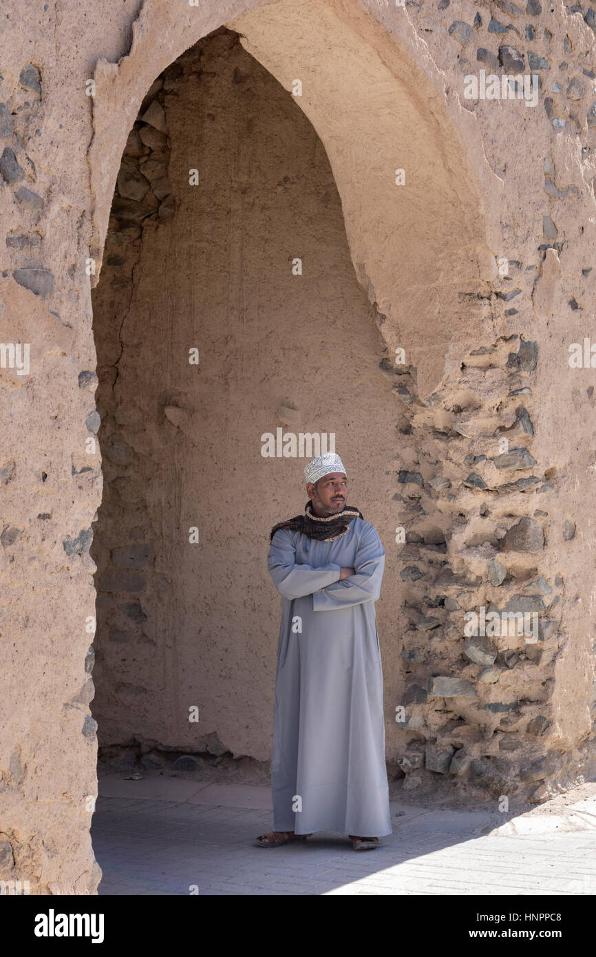 Village abandonné à l'IBRA, Oman, au Moyen-Orient, en Asie Banque D'Images