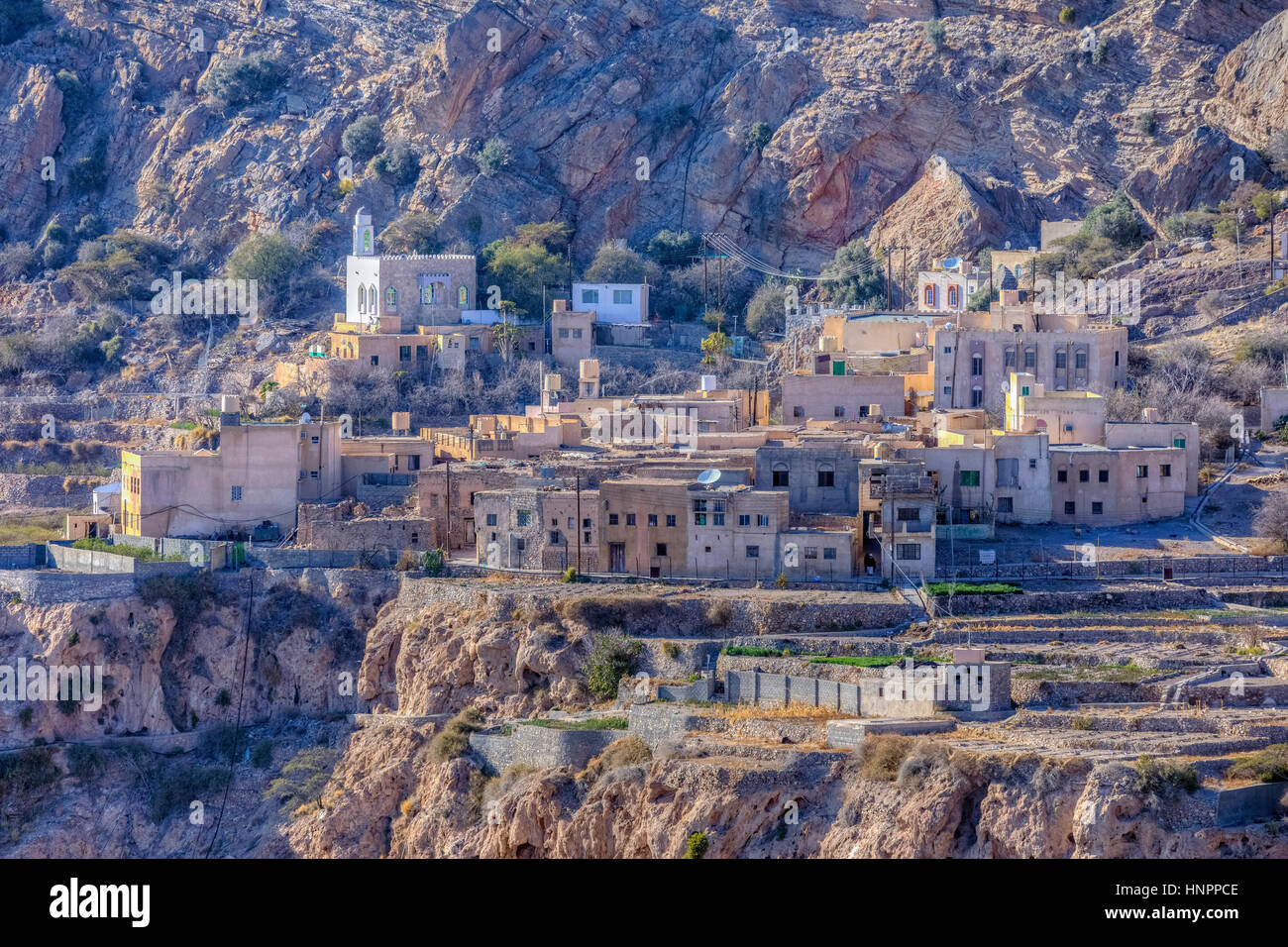 Le Jebel Akhdar, Oman, au Moyen-Orient, en Asie Banque D'Images