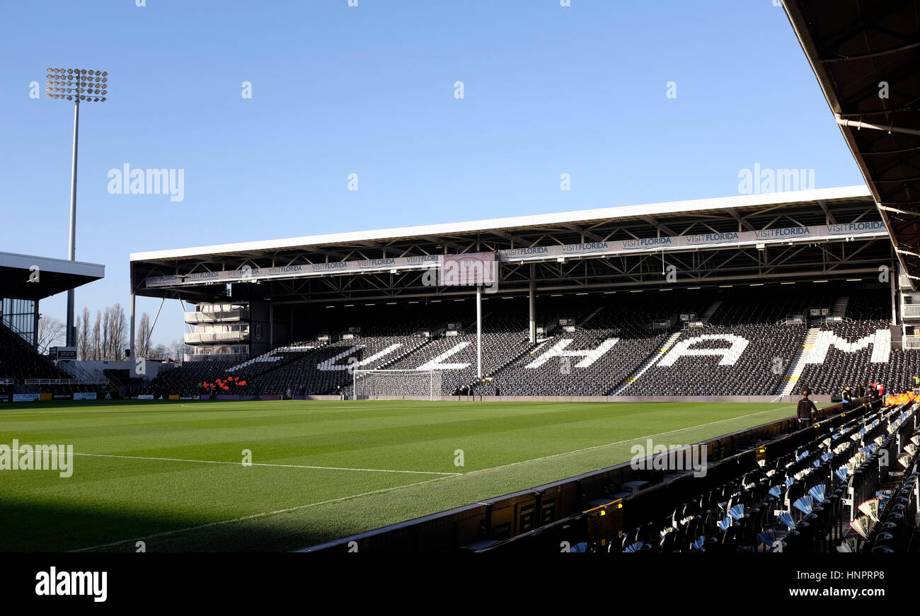 Craven cottage accueil du stade de football de FC Fulham London simon dack / images téléobjectif Banque D'Images