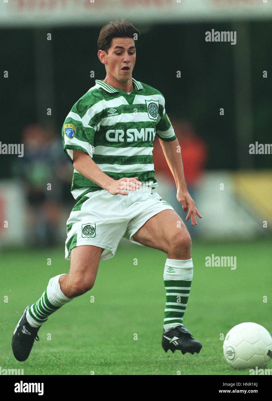 JACKIE MCNAMARA Glasgow Celtic FC 01 Août 1996 Banque D'Images