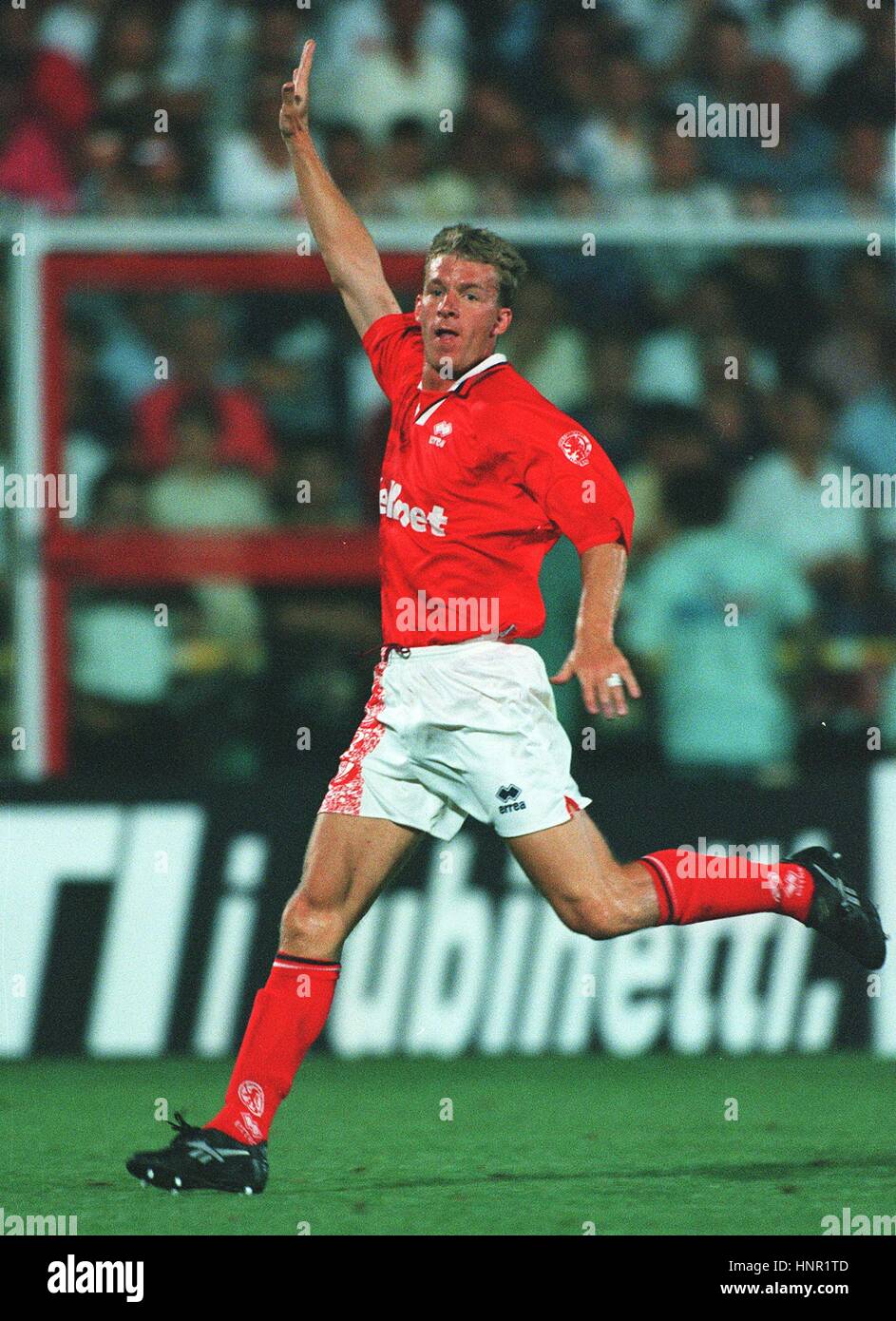 ROBBIE MUSTOE MIDDLESBROUGH FC 09 Août 1996 Banque D'Images