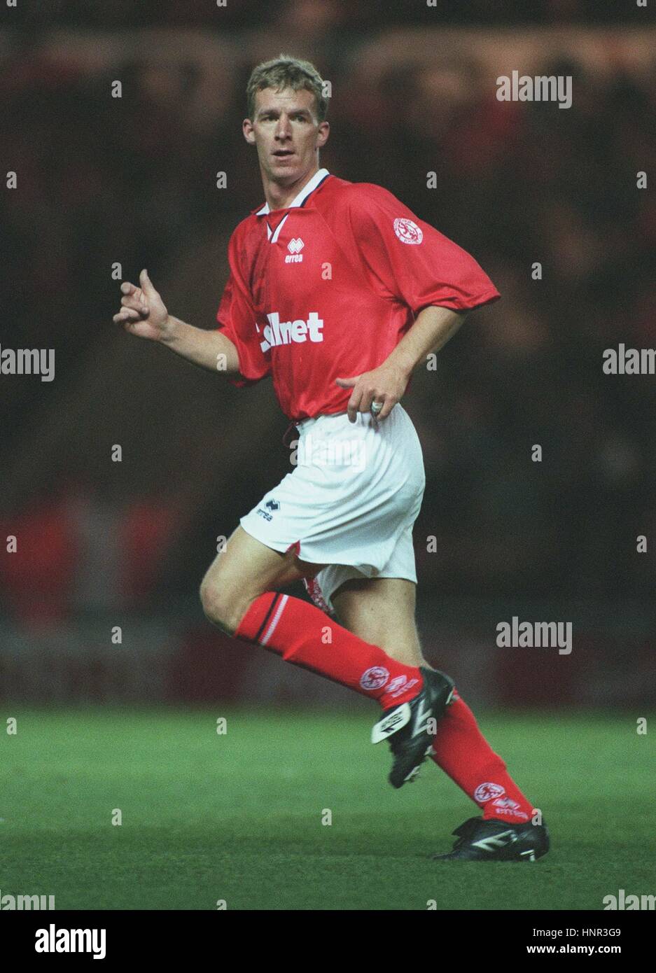 ROBBIE MUSTOE MIDDLESBROUGH FC 28 Octobre 1996 Banque D'Images