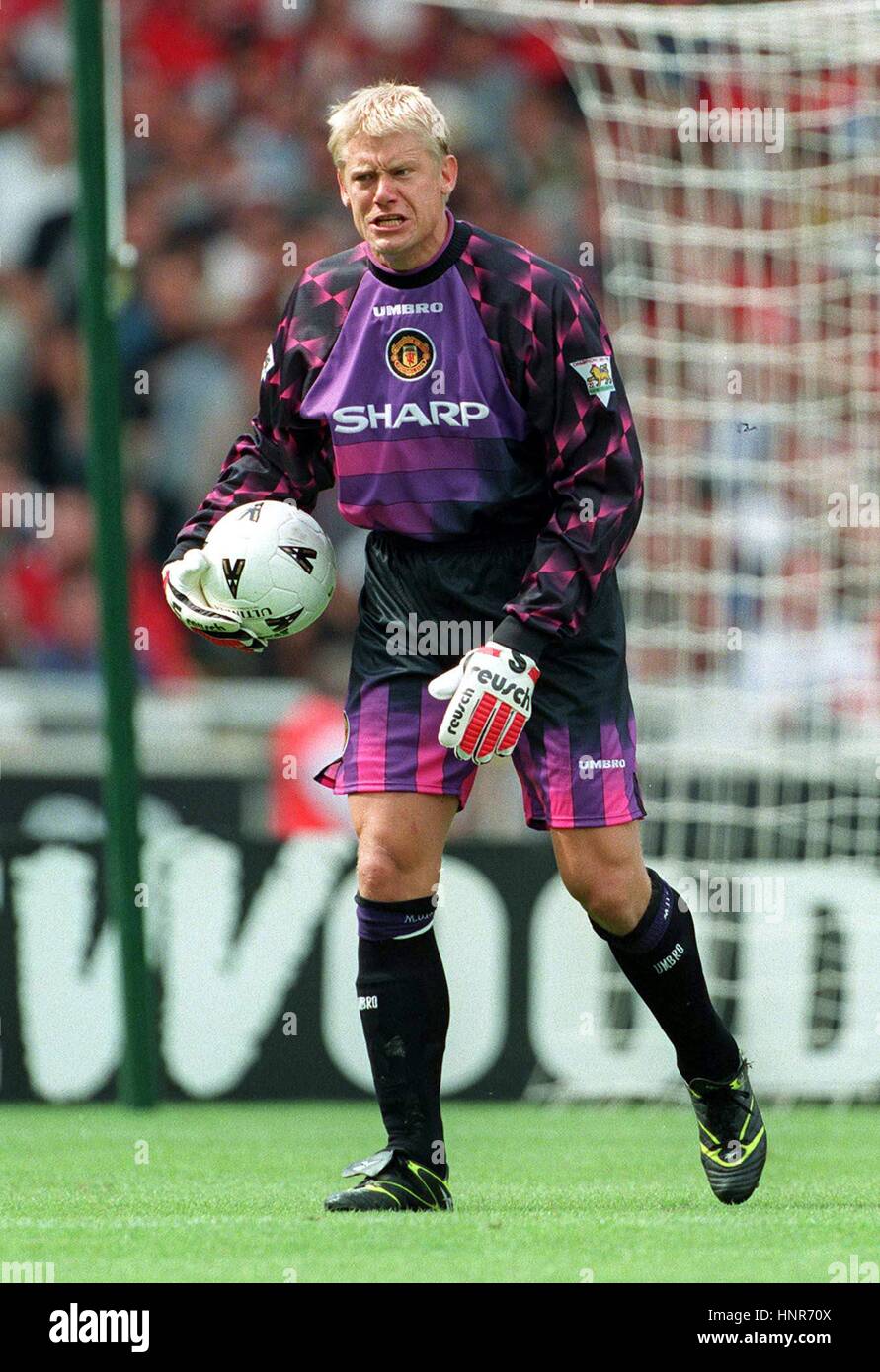 PETER SCHMEICHEL MANCHESTER UNITED FC 02 Ao t 1996 Photo Stock Alamy