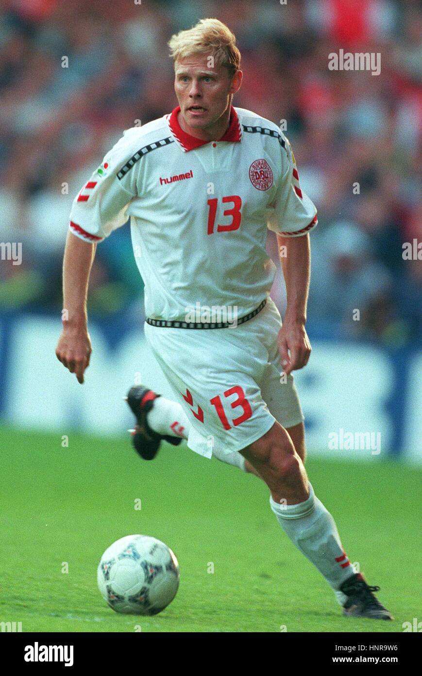 HENRIK LARSEN DANEMARK & LYNGBY BK FC 28 Juin 1996 Banque D'Images