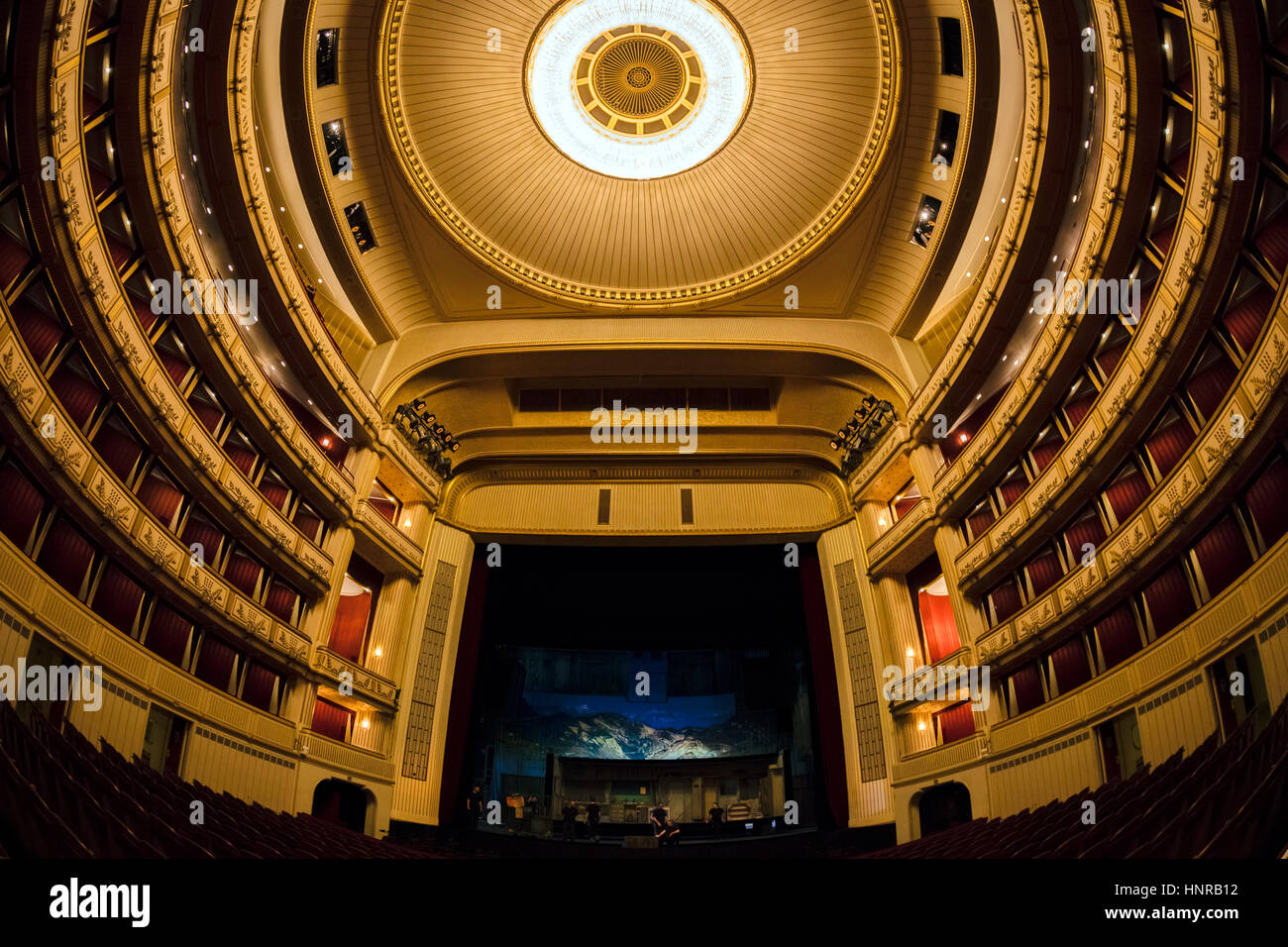 Stock Photo - intérieur de Vienne Royal Opera House Banque D'Images