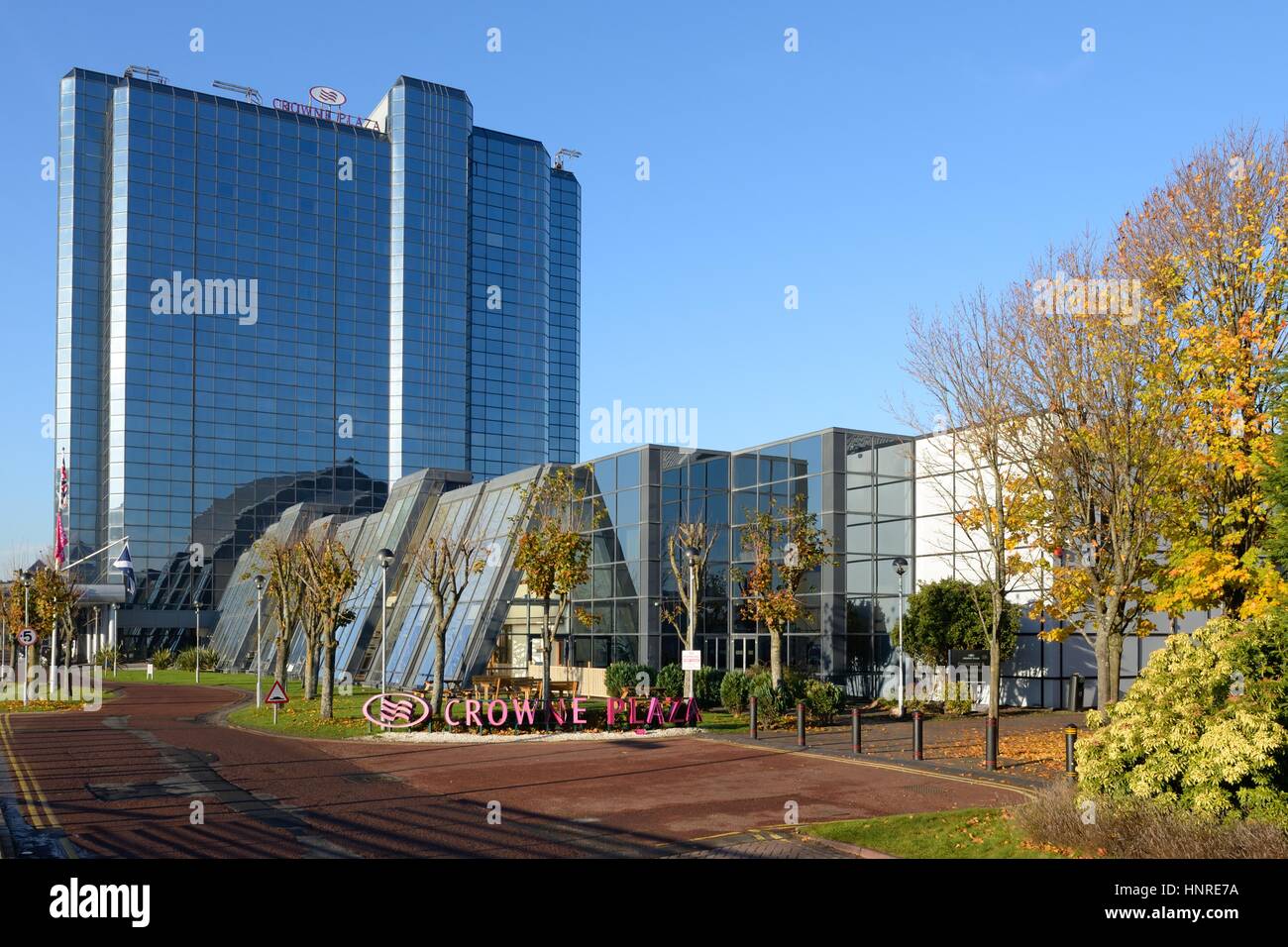 Le Crowne Plaza Hotel à Glasgow, Écosse, Royaume-Uni Banque D'Images