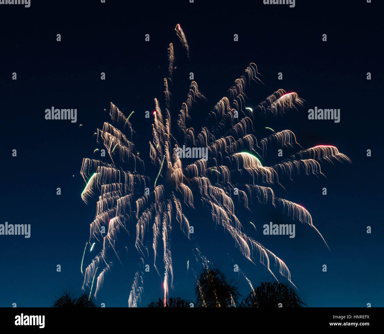 Feu d'artifice juillet 4e Banque D'Images