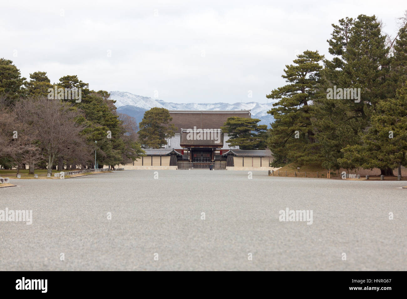 Le Palais Impérial de Kyoto sur le parc du Palais Impérial de Kyoto. Kyoto, Japon Banque D'Images