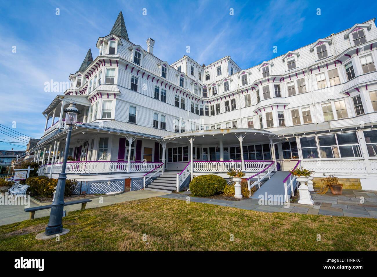 Hôtels à Cape May, New Jersey. Banque D'Images