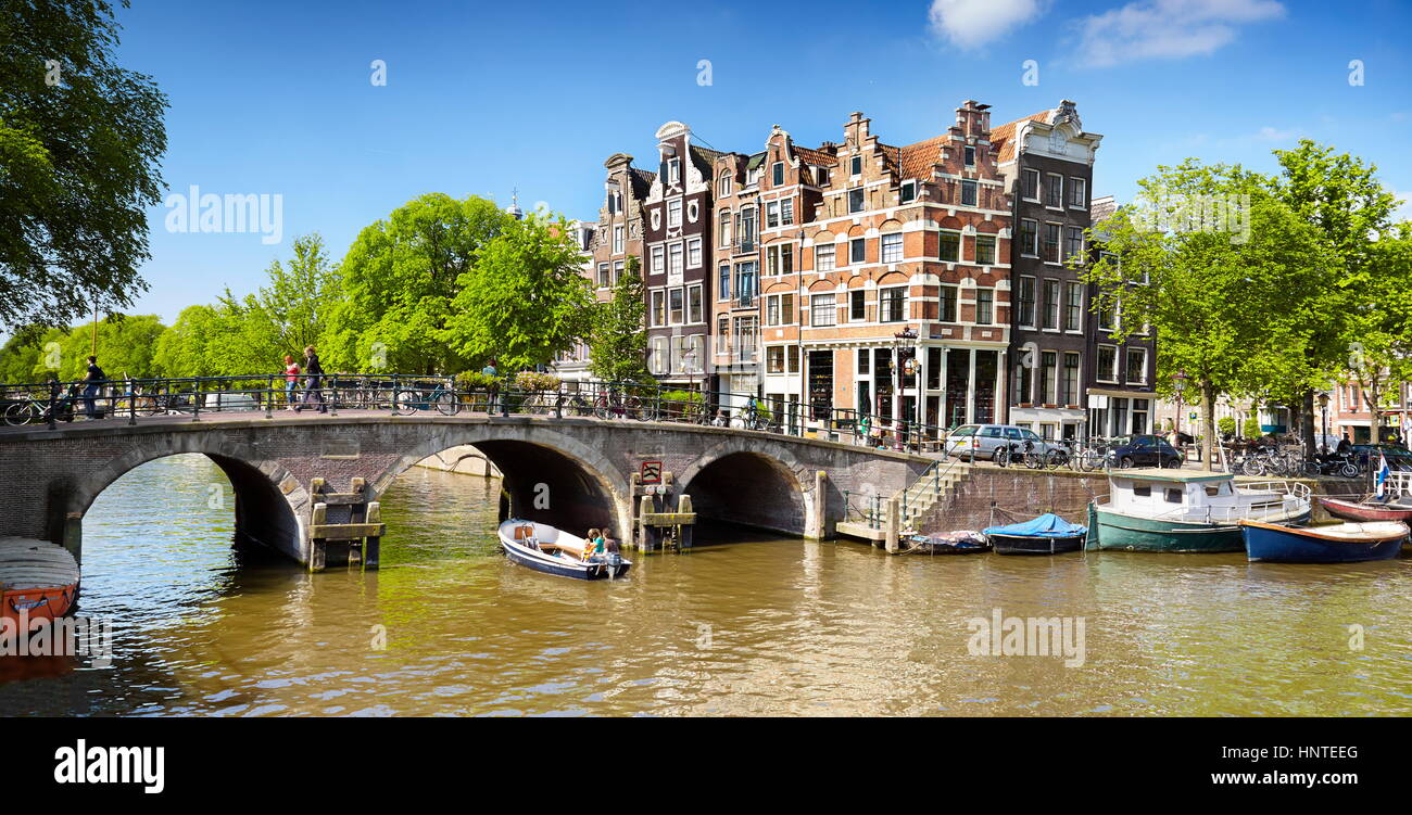 Amsterdam - Hollande, Pays-Bas Banque D'Images