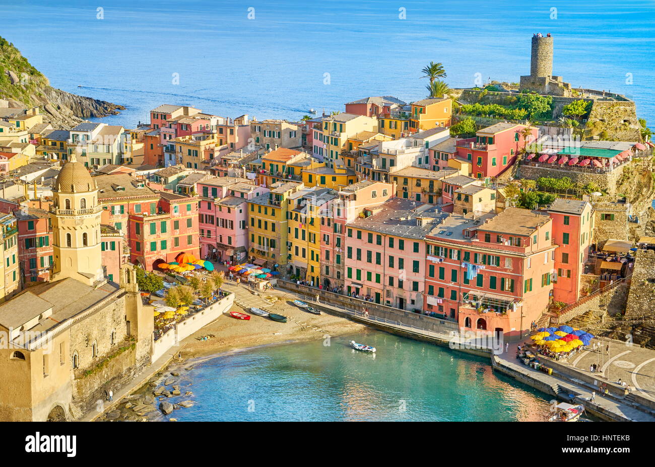 Vernazza, Cinque Terre, ligurie, italie Banque D'Images