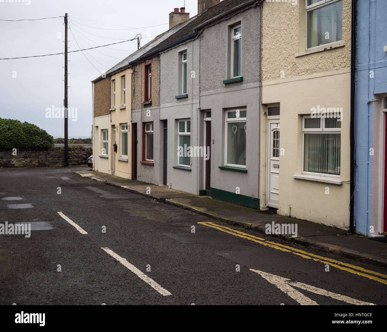 Edward Street, Donaghadee Banque D'Images