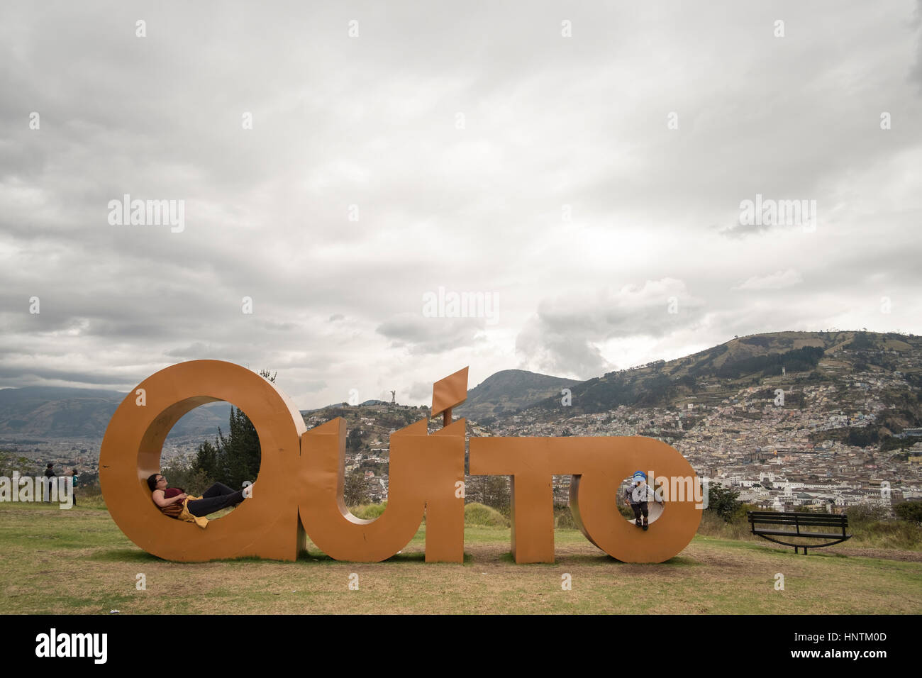 Parque Itchimbia Quito , Equateur Banque D'Images