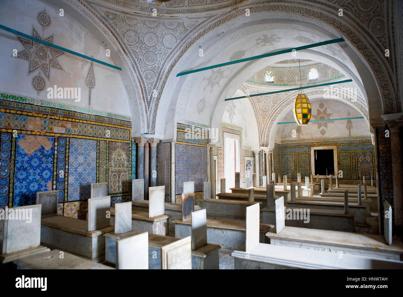 Tunisie : Ville de Tunis.Medina. Tourbet el-Bey Husayn's dinasty mausoleum Banque D'Images