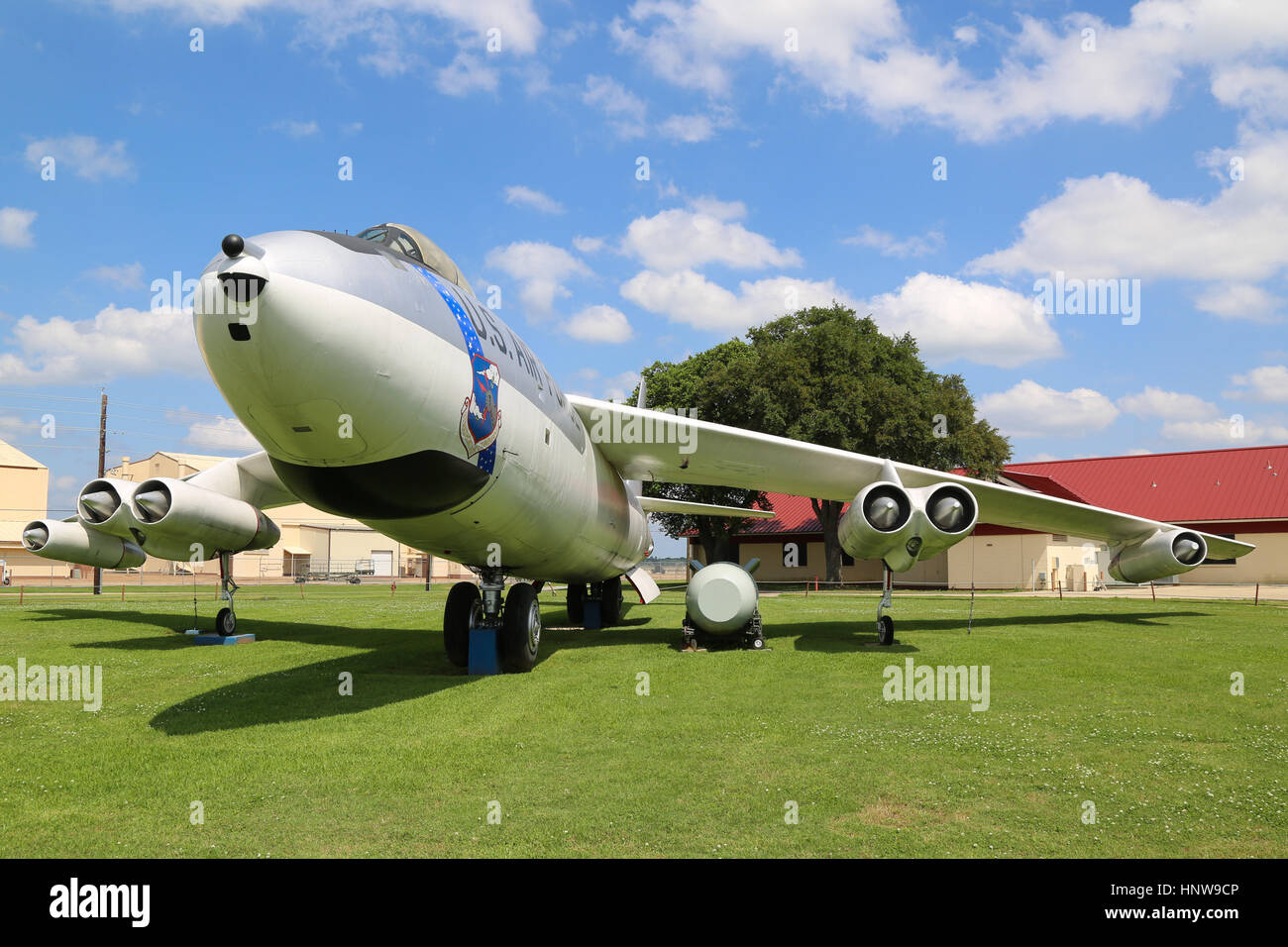 Un Boeing B-47E Stratojet exposée au Musée de l'Alimentation Mondiale Barksdale, Barksdale AFB, Louisiane sur Banque D'Images