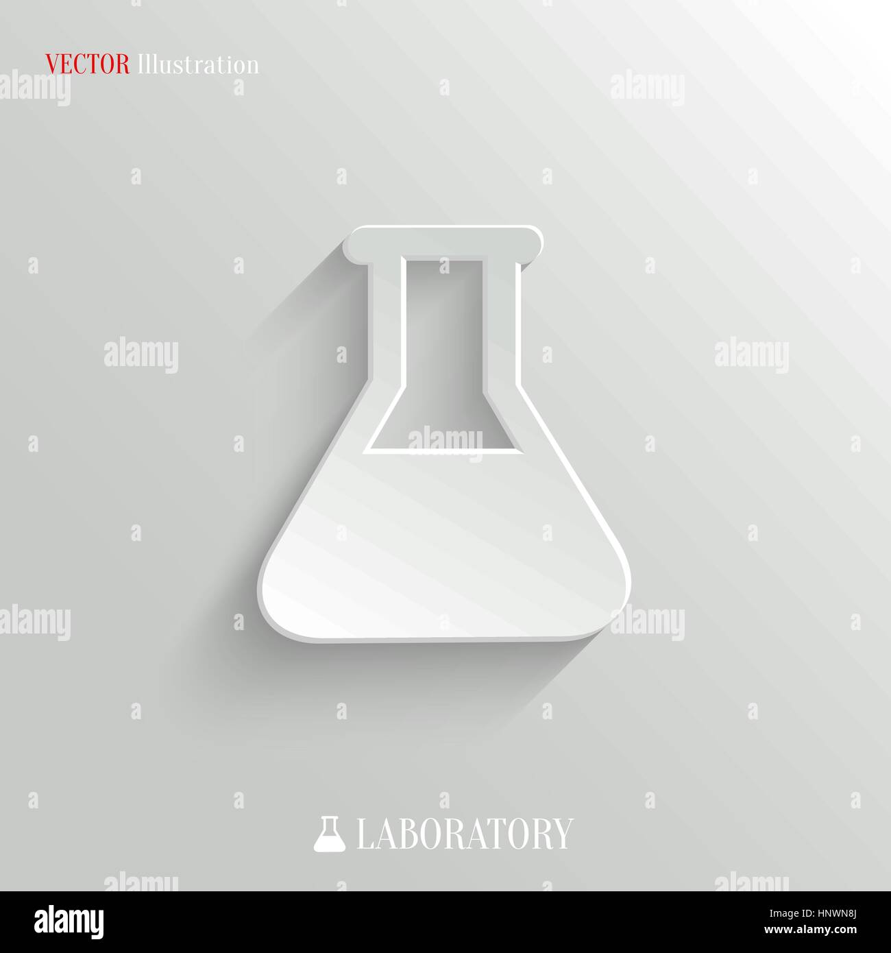 L'icône d'équipement de laboratoire - vector illustration web, facile à coller n'importe quel arrière-plan Illustration de Vecteur