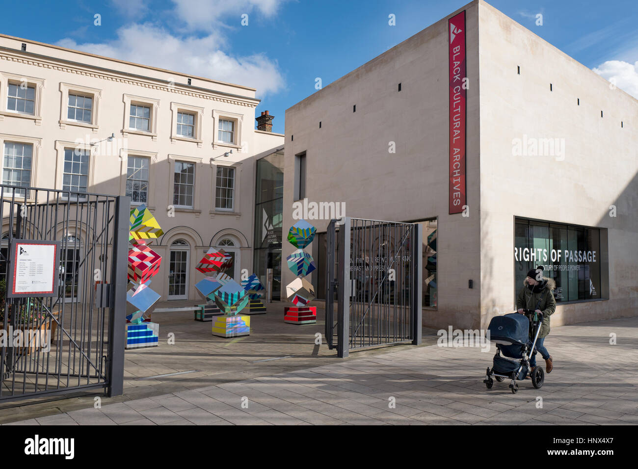 La Black Cultural Archives à Brixton, dans le sud de Londres. Banque D'Images
