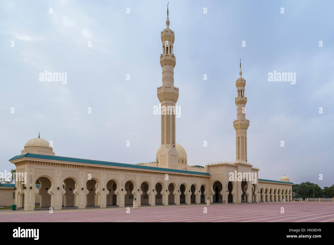 Cheikh Zayed bin Sultan al Nahyan mosquée de Al Ain, Abou Dhabi, Émirats Arabes Unis Banque D'Images