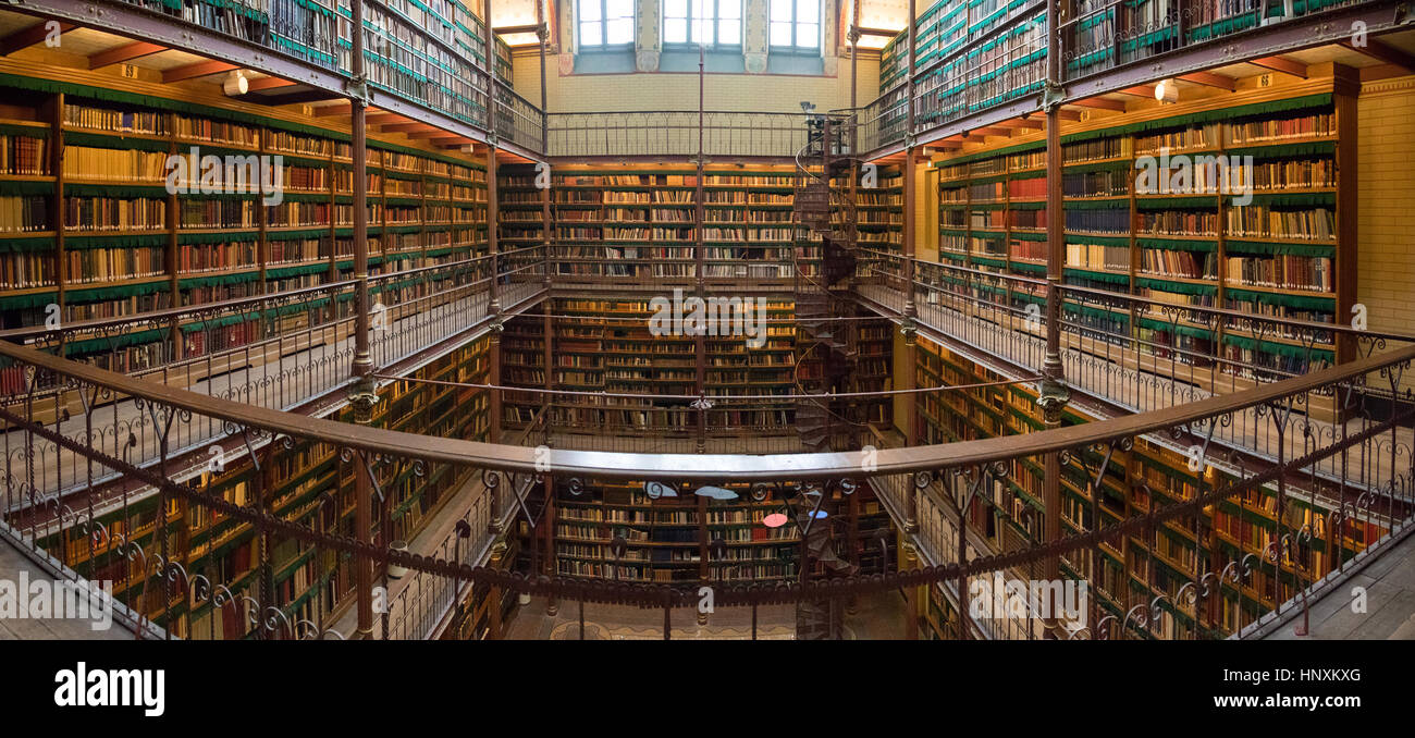 Bibliothèque de recherche Rijksmuseum à Amsterdam, Hollande Photo Stock -  Alamy