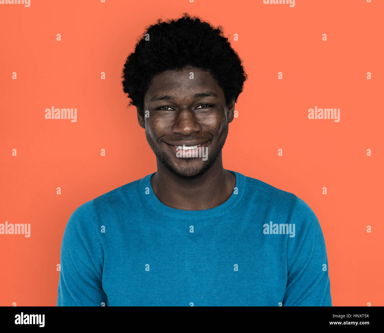 Origine africaine Concept Man Smiling Banque D'Images