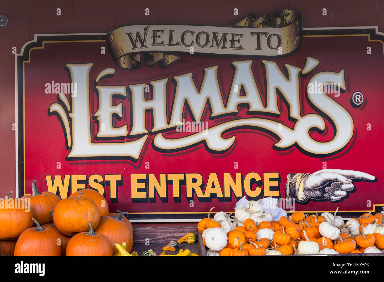 Lehman's Country Store Se connecter à Dalton, Ohio, USA. Banque D'Images