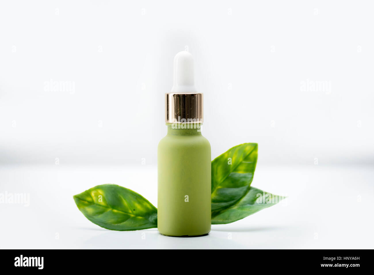 Le thé vert cosmetic Banque D'Images