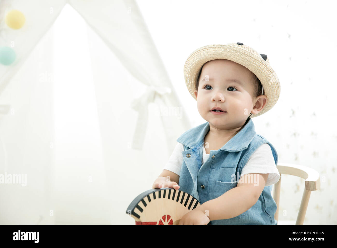 Portrait of Baby Boy Banque D'Images