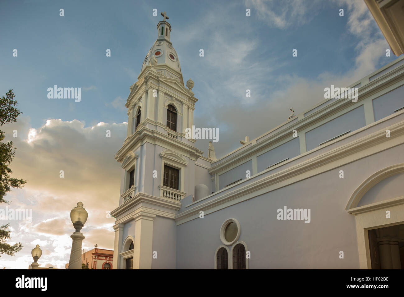 CATEDRAL DE NUESTRA SEÑORA DE GUADALUPE (©FRANCISCO PORRATA DORIA 1835) CENTRE-VILLE DE PONCE PUERTO RICO Banque D'Images