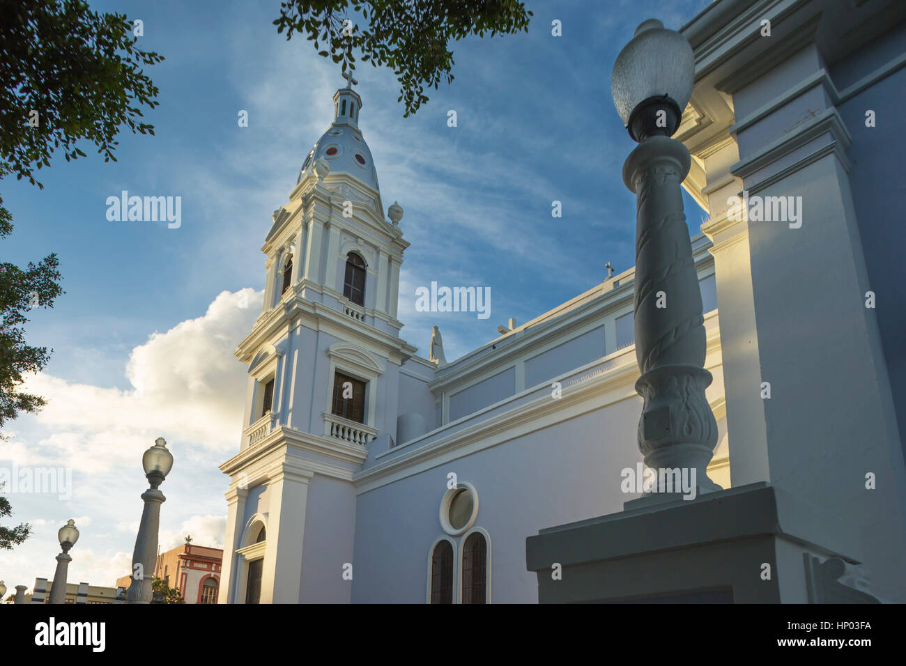 CATEDRAL DE NUESTRA SEÑORA DE GUADALUPE (©FRANCISCO PORRATA DORIA 1835) CENTRE-VILLE DE PONCE PUERTO RICO Banque D'Images