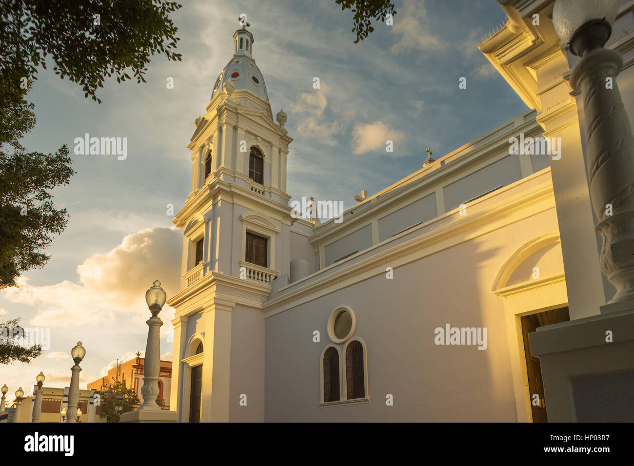 CATEDRAL DE NUESTRA SEÑORA DE GUADALUPE (©FRANCISCO PORRATA DORIA 1835) CENTRE-VILLE DE PONCE PUERTO RICO Banque D'Images