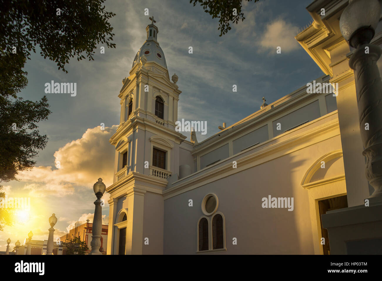 CATEDRAL DE NUESTRA SEÑORA DE GUADALUPE (©FRANCISCO PORRATA DORIA 1835) CENTRE-VILLE DE PONCE PUERTO RICO Banque D'Images