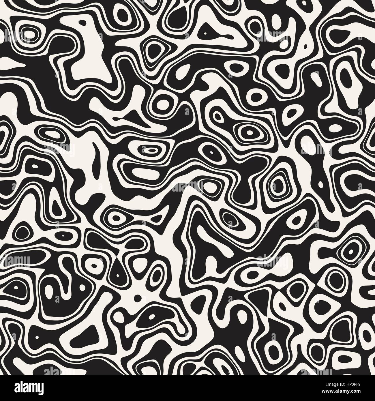Retro Grunge Texture sonore. Seamless Vector motif en noir et blanc Illustration de Vecteur