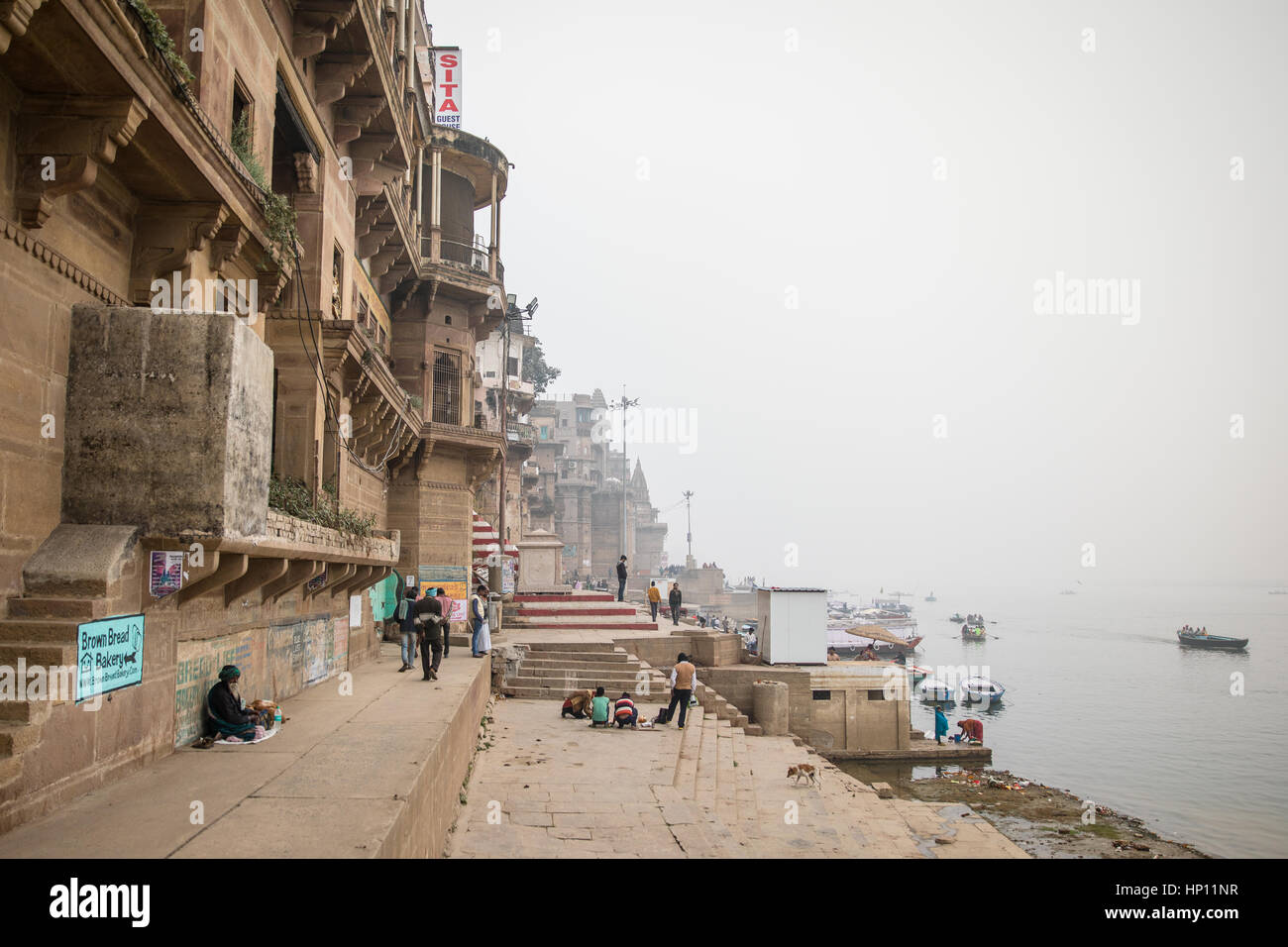 02/02/2017. Varanasi, Inde. Légende ICI Crédit Photo : Rob Pinney Banque D'Images