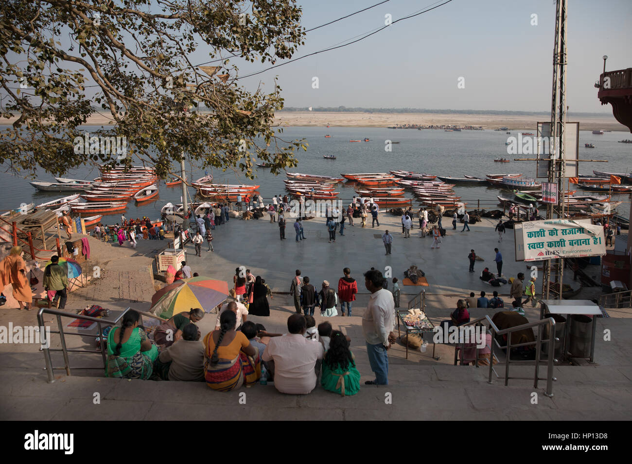 05/02/2017. Varanasi, Inde. Vie quotidienne à Varanasi, Inde. Crédit Photo : Rob Pinney Banque D'Images