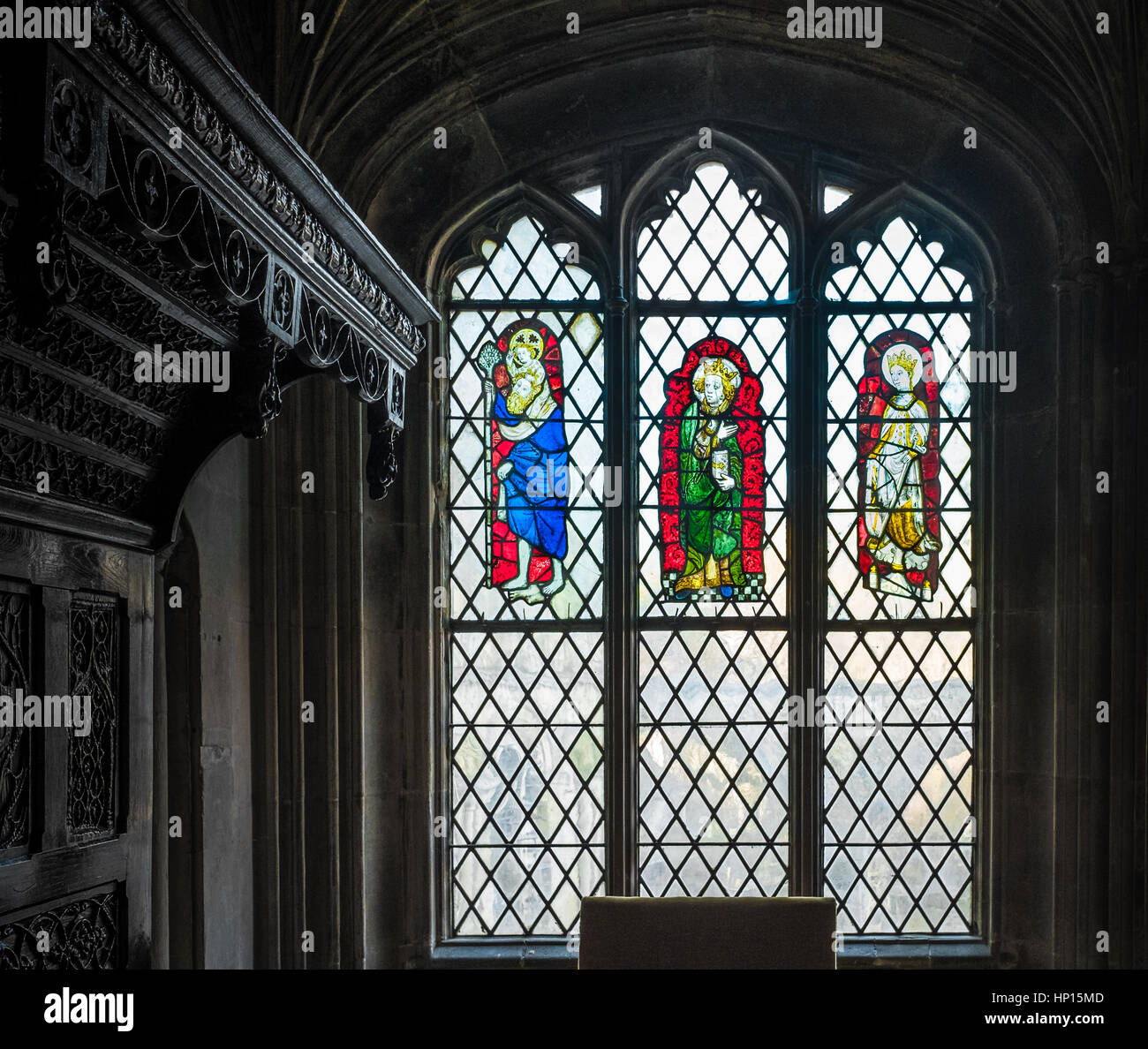 Chapelle de saint Édouard le Confesseur à la cathédrale de Canterbury, Angleterre. Banque D'Images