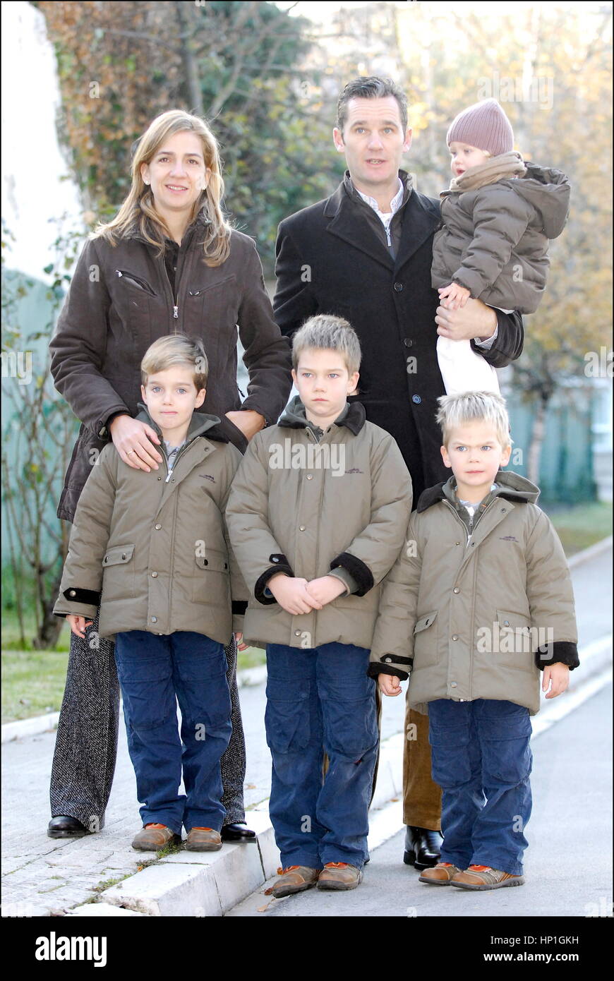 Cristina De Borbón Y Grecia Enfants Irene urdangarin de borbon Banque de photographies et d'images à haute  résolution - Alamy