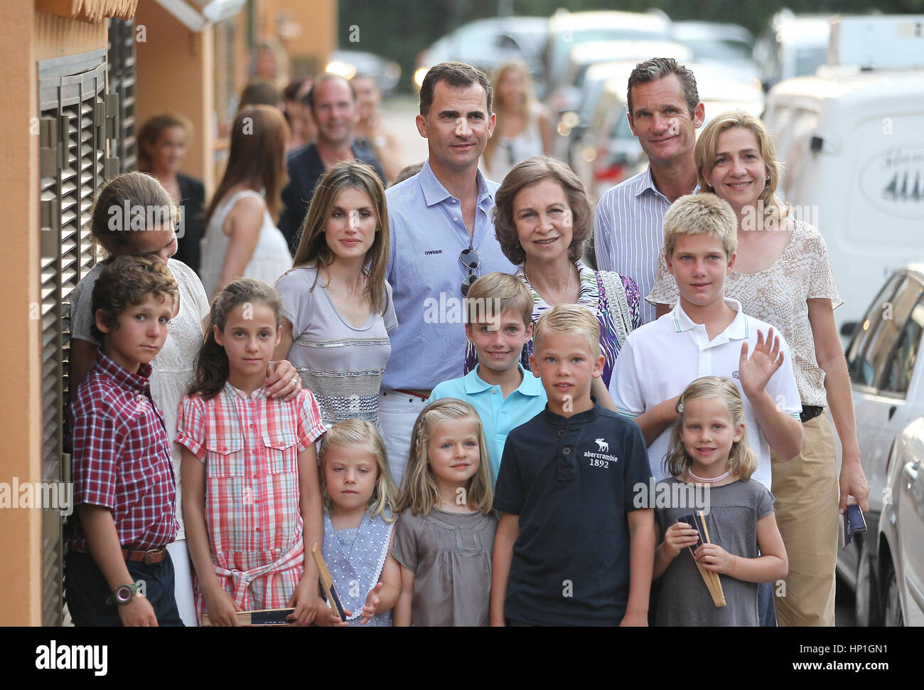 Cristina De Borbón Y Grecia Enfants File iñaki urdangarin cristina de Banque de photographies et d'images à  haute résolution - Alamy
