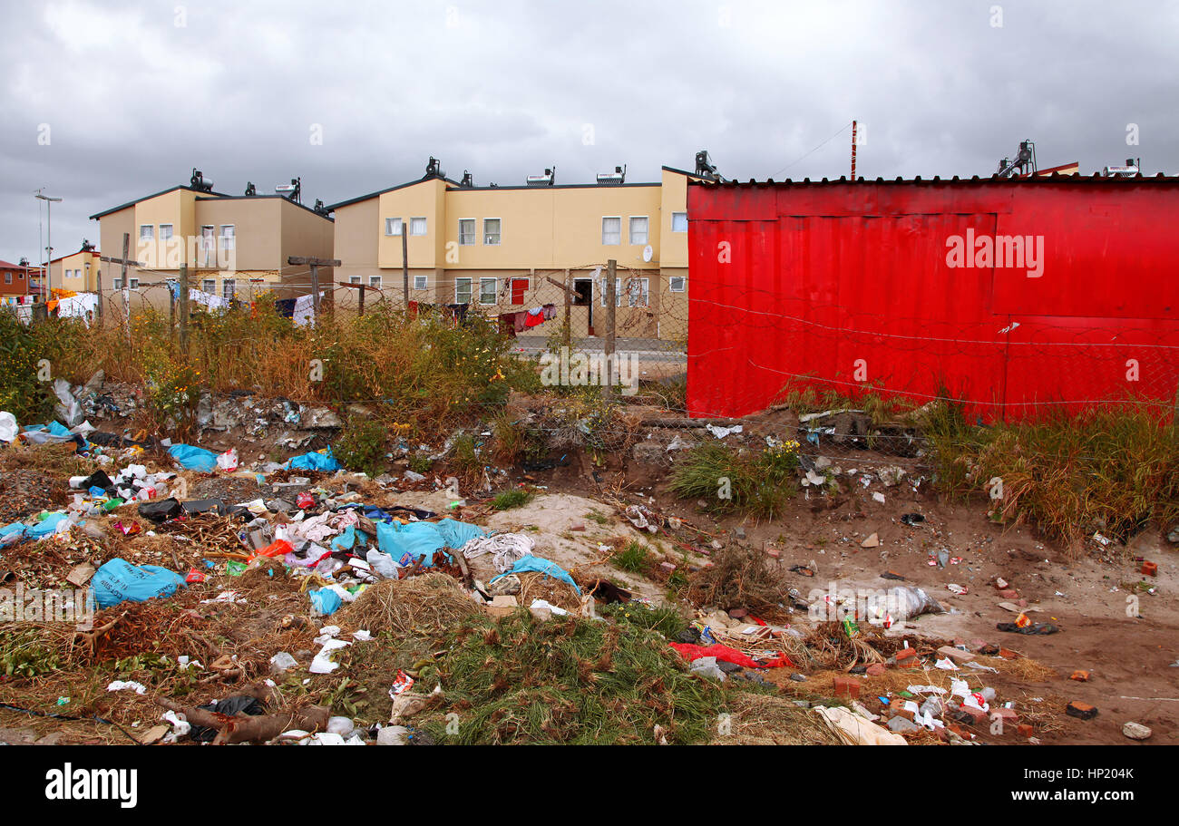 Le township tour à Cape Town, Afrique du Sud Banque D'Images