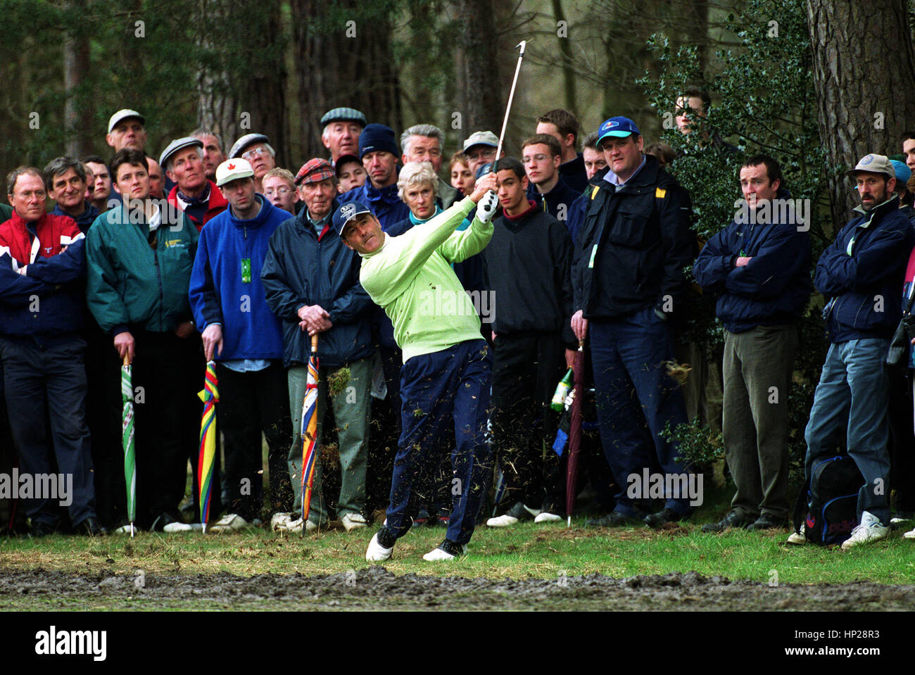 SEVE BALLESTEROS SEVE BALLESTEROS SEVE BALLESTEROS SUNNINGDALE TROPHY TROPHY 16 Avril 2000 Banque D'Images