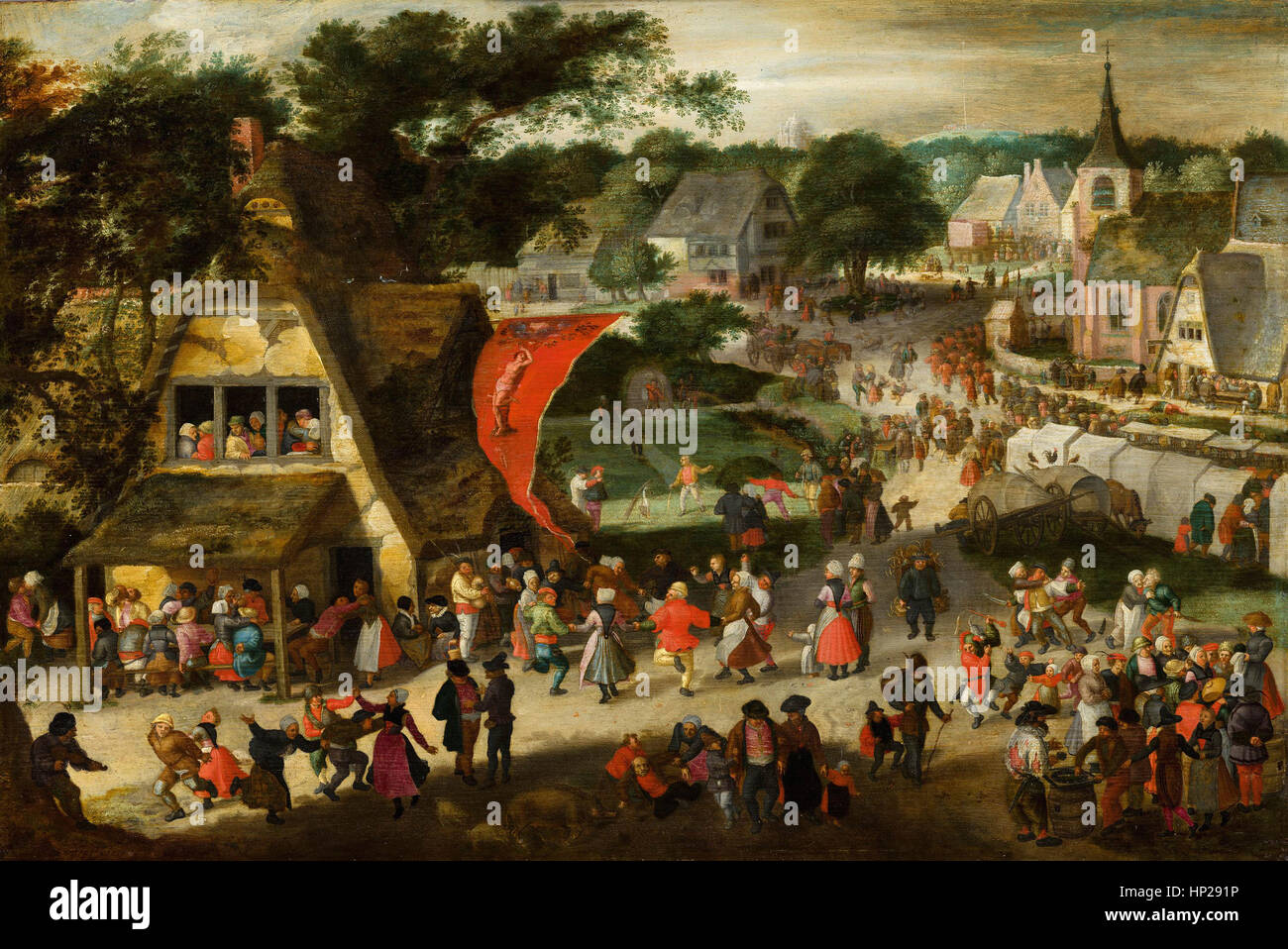 Jacob Savery (I) juste sur la fête de saint Sébastien - Musée Mauritshuis à La Haye Banque D'Images
