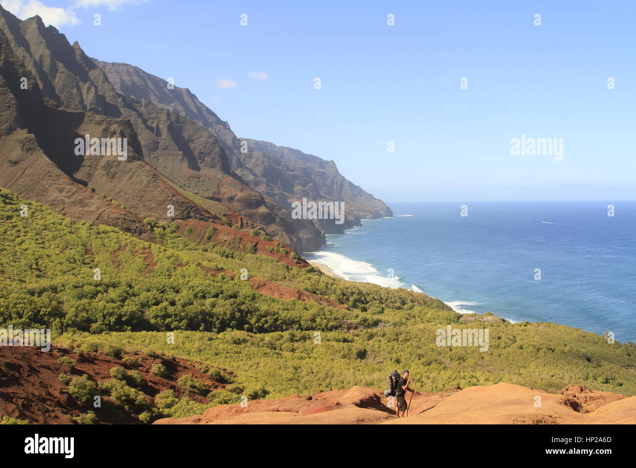 Côte de Na Pali, Kauai, Hawaii Banque D'Images