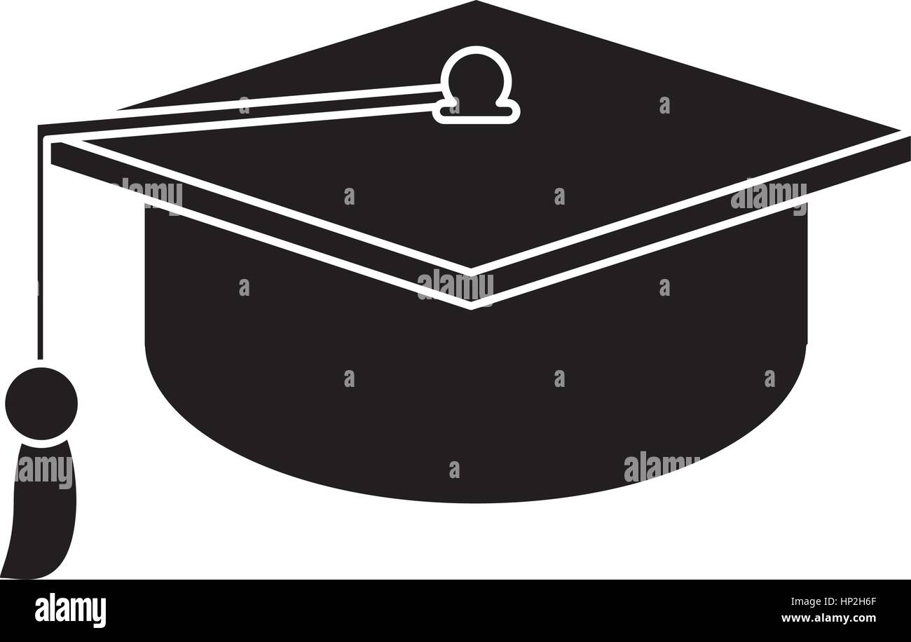 La gaduation pictogramme symbole de l'enseignement eps 10 vector ...