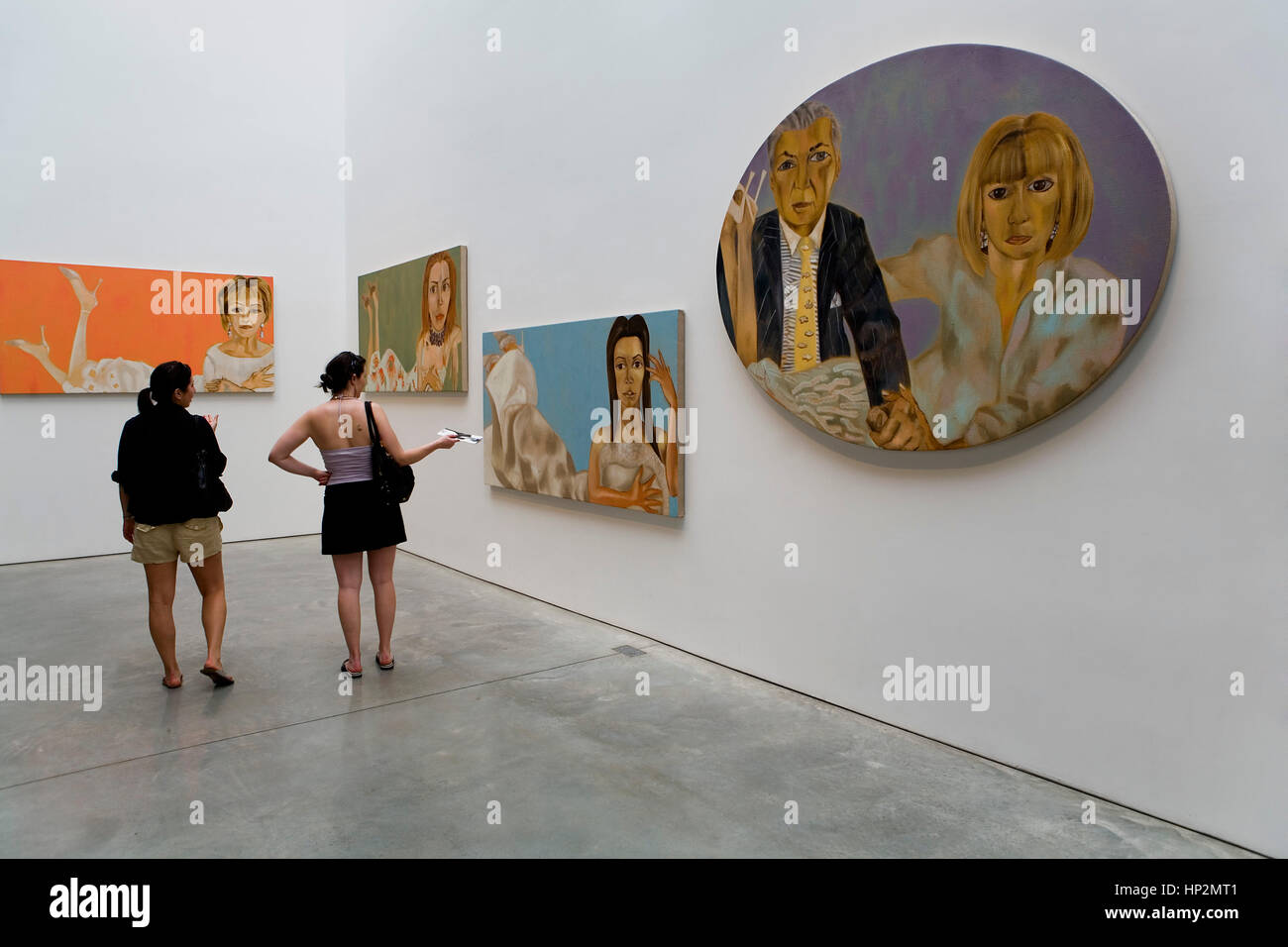 Mary Boone Gallery. 541 West 24 Street. Exposition par Francesco Clemente, Chelsea, New York City, USA Banque D'Images