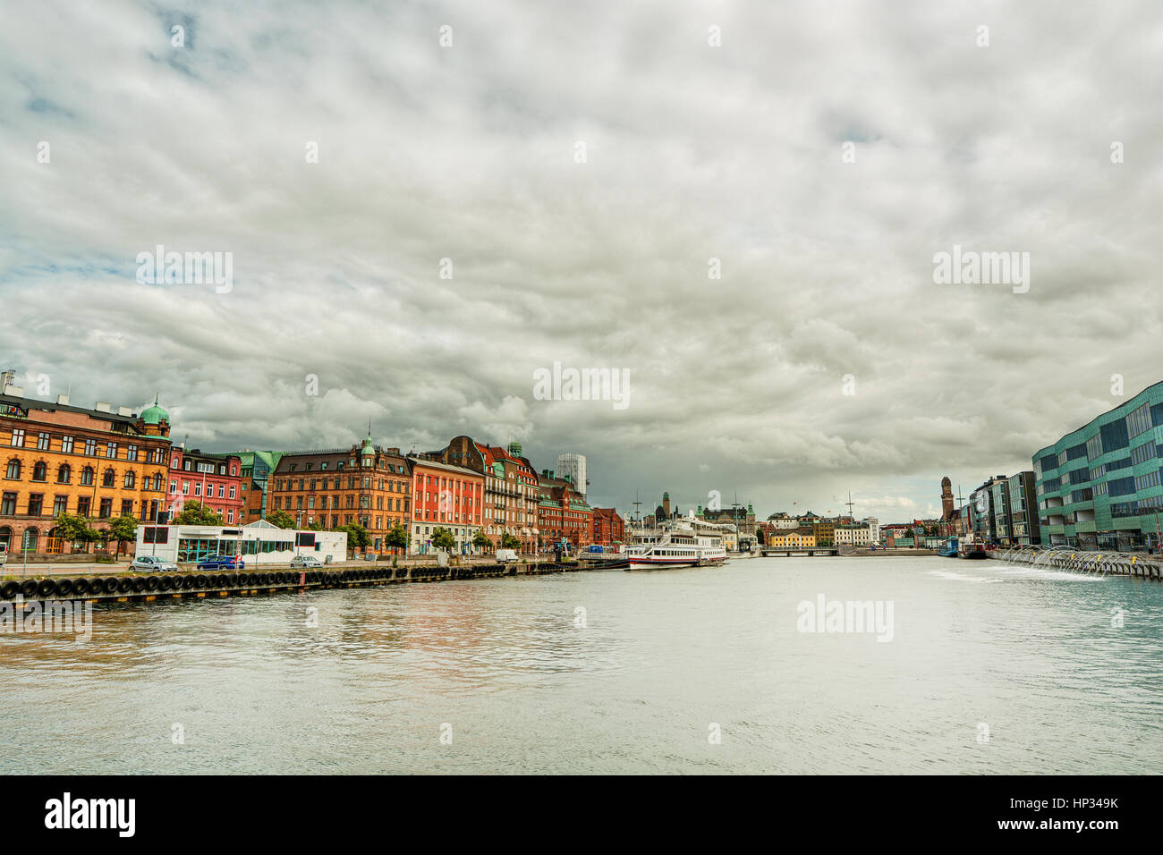 Août 2016, la ville de Malmö (Suède), HDR-technique Banque D'Images