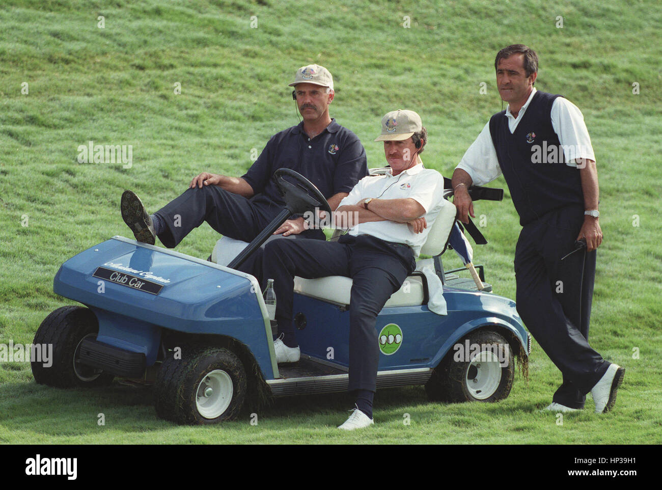 SEVE BALLESTEROS VALDERRAMA JIMENEZ JAMES RYDER CUP ESPAGNE 28 Septembre 1997 Banque D'Images